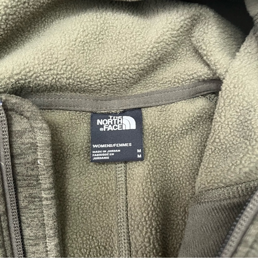The North Face Canyonlands Full Zip Hoodie Olive Green Heather Size M - Picture 9 of 15